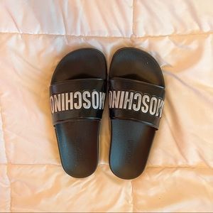 Moschino designer slides